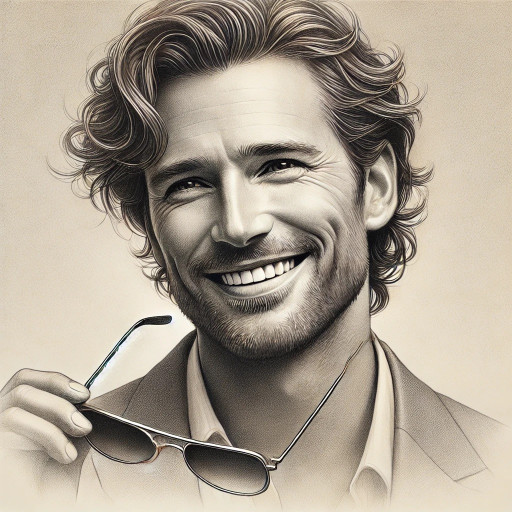 Various examples of presenting and using men's pencil portraits in interiors and as gifts