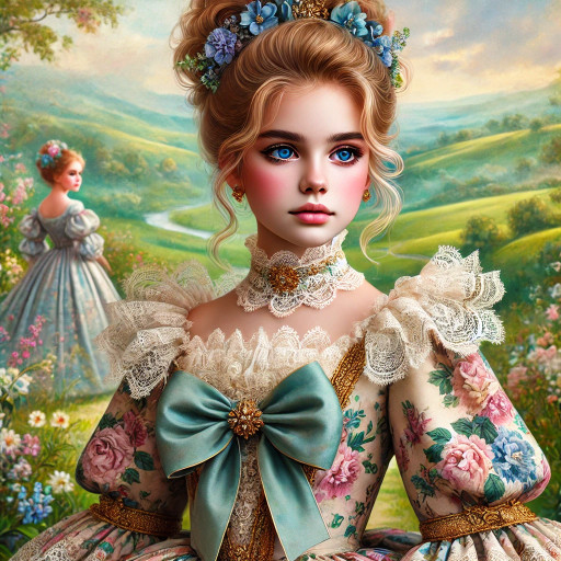 Examples of AI photoshoots for children in various themes