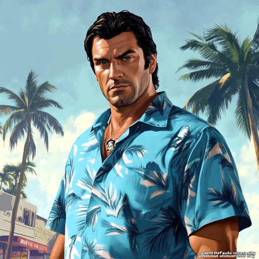 Examples of transforming ordinary photos into GTA-style portraits