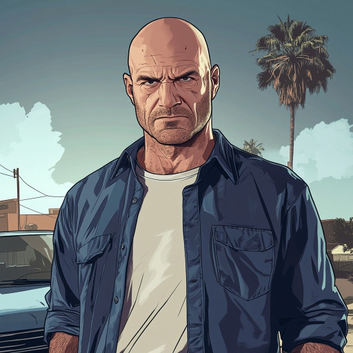 Examples of successful GTA-style portraits with different moods and styles