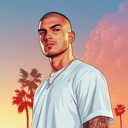 Examples of successful GTA-style portraits with different moods and styles