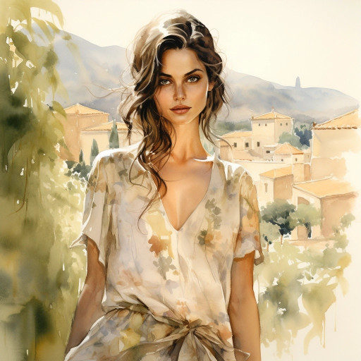 Watercolor portraits from your photo