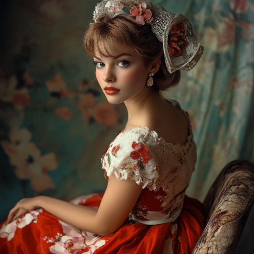 The process of transforming an ordinary photo into a stylish cinematic portrait with professional editing
