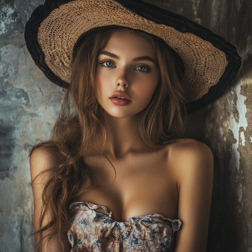 Collection of diverse cinematic portrait styles with various color grading and artistic effects