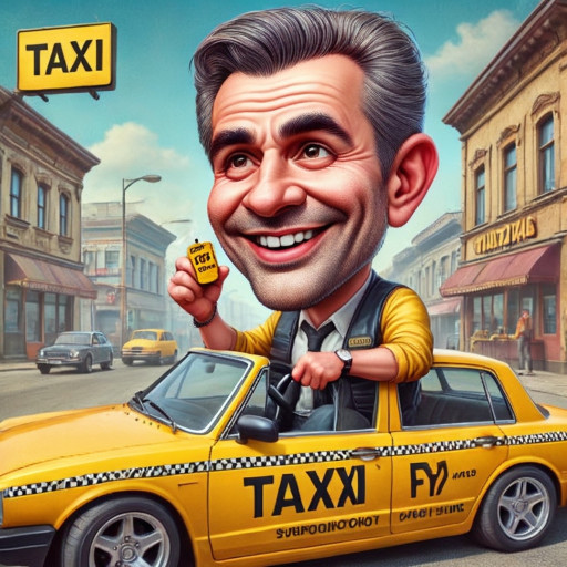 Taxi Driver Caricature