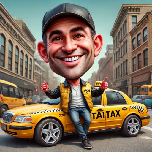 Taxi Driver Caricature