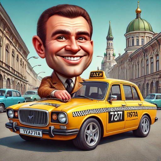 Taxi Driver Caricature