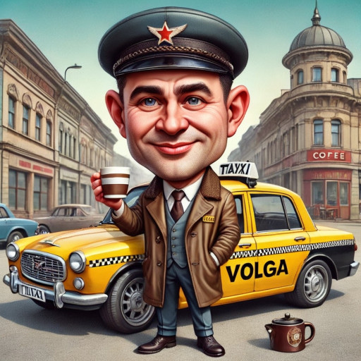 Taxi Driver Caricature