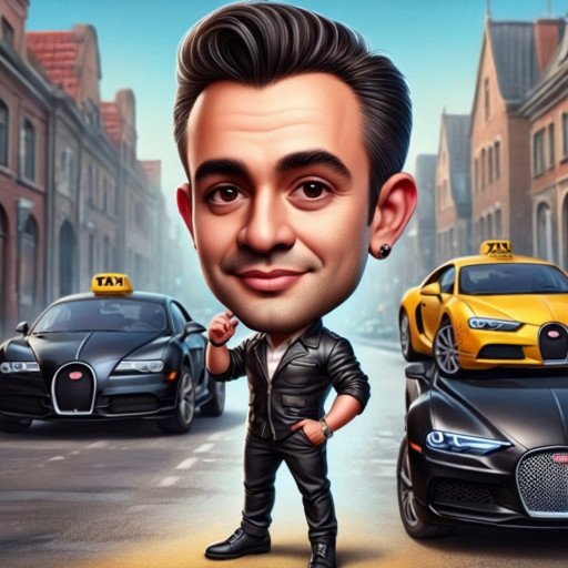 Taxi Driver Caricature
