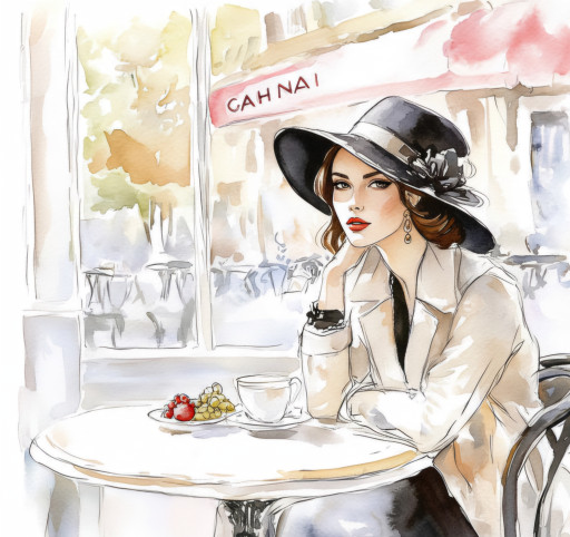 The process of converting a photograph into a watercolor portrait