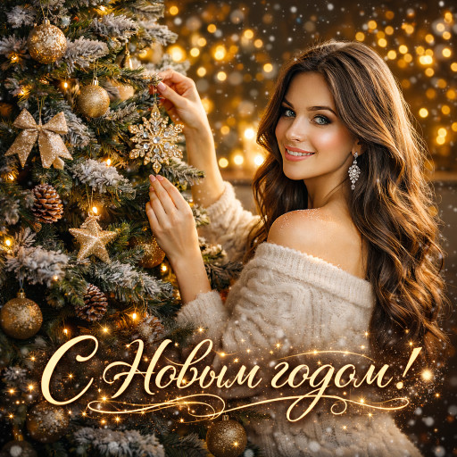 New Year AI portraits and caricatures from photos