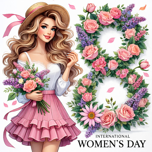 Caricatures and Portraits from Photos for International Women's Day