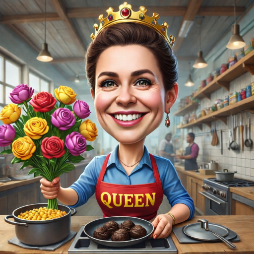 Caricatures and Portraits from Photos for International Women's Day