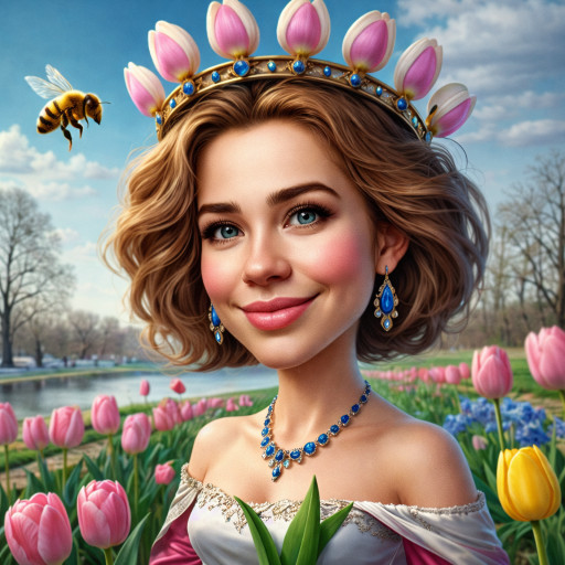 Caricatures and Portraits from Photos for International Women's Day