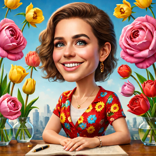 Caricatures and Portraits from Photos for International Women's Day