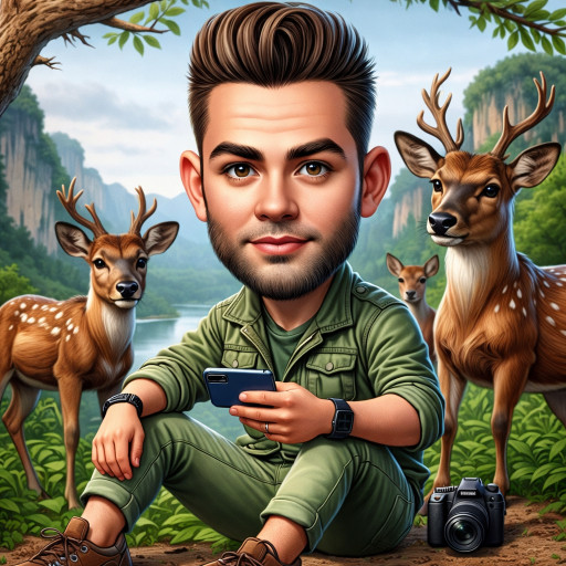 Caricature of Hunters and Fishermen