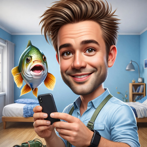 Caricature of Hunters and Fishermen
