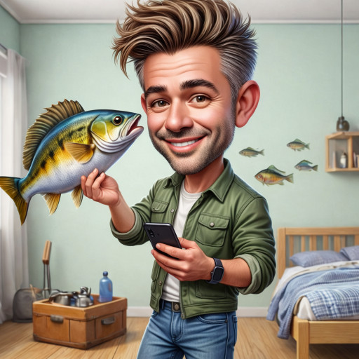 Caricature of Hunters and Fishermen