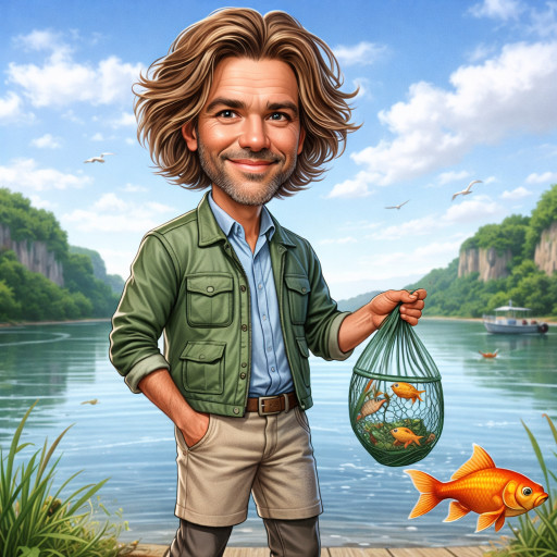 Caricature of Hunters and Fishermen