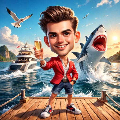 Caricature of Hunters and Fishermen