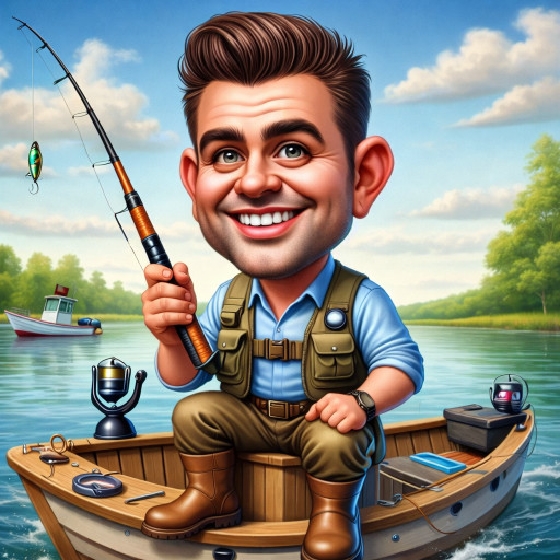 Caricature of Hunters and Fishermen