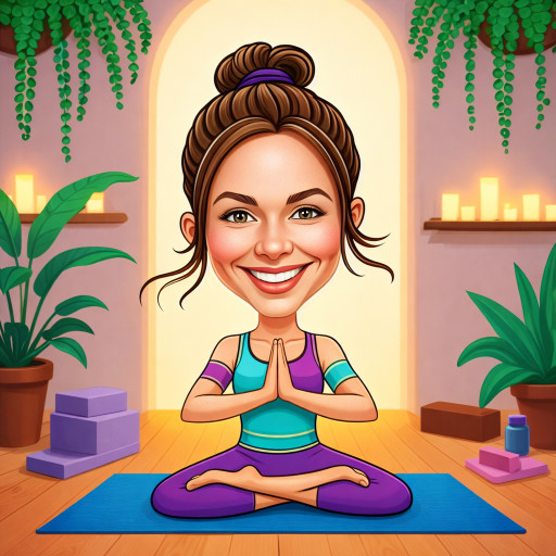 Steps for creating a women's caricature for April 1