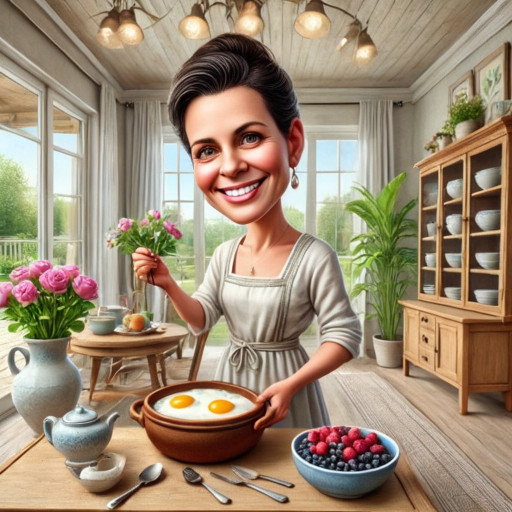Homemaker Caricature