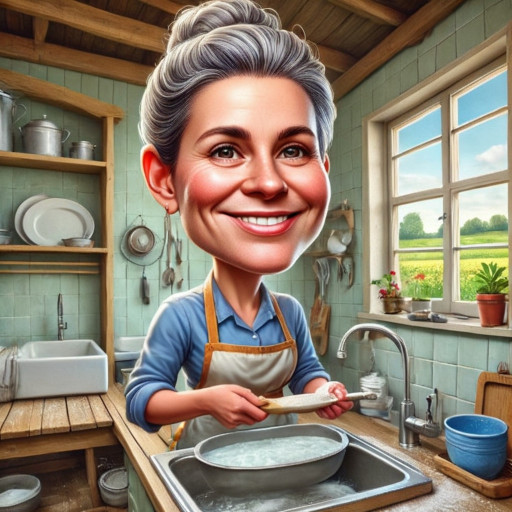 Homemaker Caricature