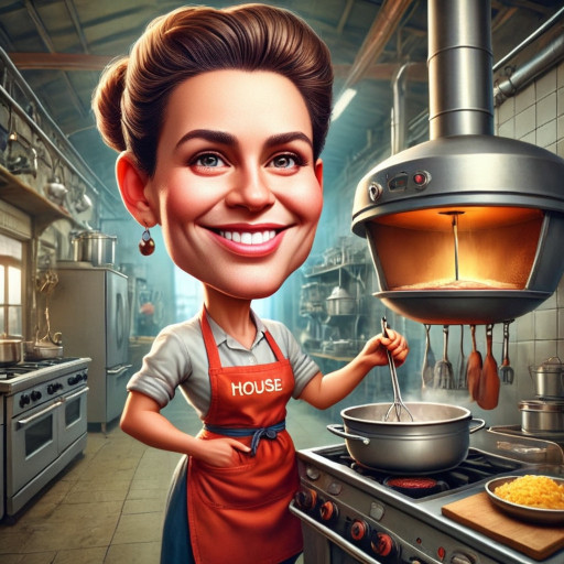 examples of homemaker caricatures in different styles