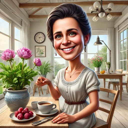 Homemaker Caricature