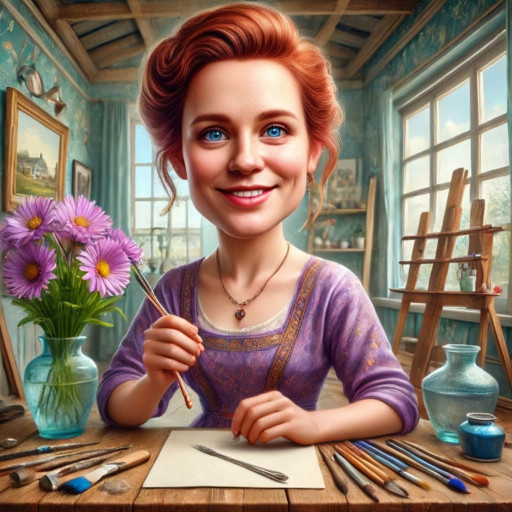 Homemaker Caricature