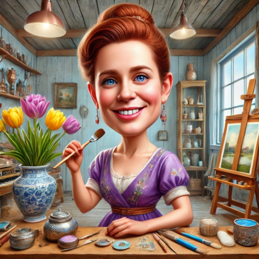 Homemaker Caricature