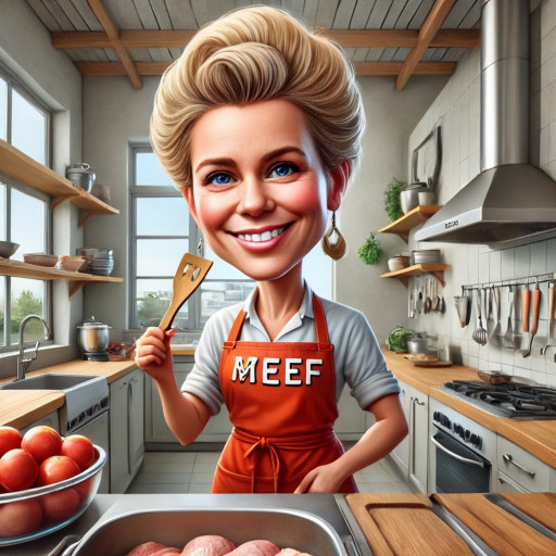 Homemaker Caricature