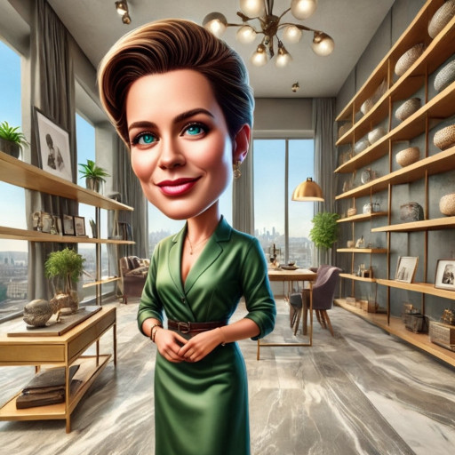 Homemaker Caricature