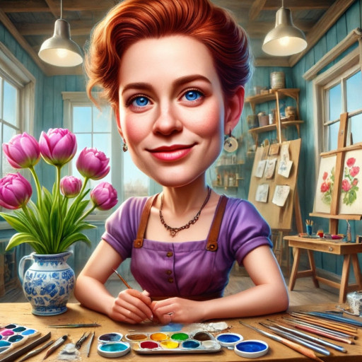 Homemaker Caricature